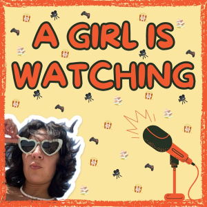 A girl is watching